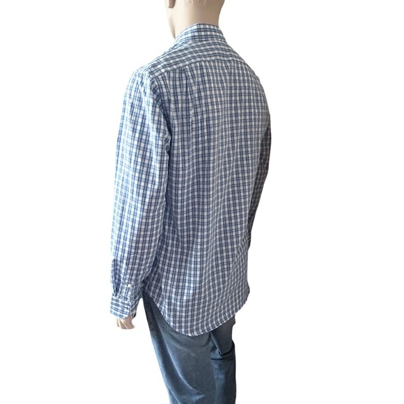 J Crew Performance Slim Fit Shirt Dress Re-imagined Long Sleeve Windowpane Plaid - Picture 8 of 14